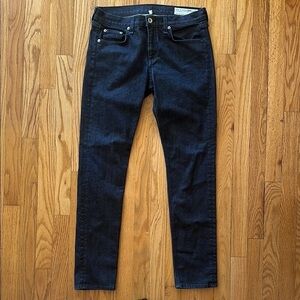 Rag & Bone sz 28 Dre Jean in dark indigo wash great pre owned condition
